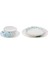 6 Kişilik Porselen Yemek Takımı, Mat, BPA Free, Mavi, 24 Parça 4