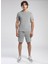 Yuvarlak Yaka Gri Erkek T-Shirt 252 Lcm 242008 Naul Gri 1