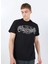 Bisiklet Yaka Desenli Siyah Erkek T-Shirt M5GI17K8FQ4JBLK Ss Cn Guess Flower 3