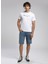 Yuvarlak Yaka Beyaz Erkek T-Shirt 252 Lcm 242039 Ember Beyaz 1