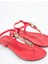 Kırmızı Kadın Sandalet Lule 5