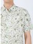 Standart Yeşil Desenli Erkek Gömlek M5GH75WD4Z2P8GS Ss Eco Rayon Oıl 2
