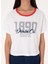 Bisiklet Yaka Beyaz Kadın T-Shirt D-Gıanna 5
