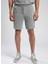 Regular Fit Gri Erkek Şort 252 Lcm 221019 Nautsa Gri 2