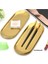 6'lı 23 cm Oval Gold Paslanmaz Çelik Çerezlik ve Sosluk Takımı 5
