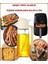 Çift Fonksiyonlu Cam Yağdanlık ve Sıvıyağ Şişesi, Beyaz, 2'li Set, 565 ml 6