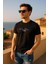 Erkek Slim Fit Enjeksiyon Baskılı Pamuklu T-Shirt 1