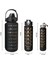 Şık 3’lü Spor Su Şişesi Seti 2L+900ml+300ml, Tritan, Siyah, ve Hafif 1