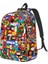 Countorbolboll Carnoon Sadece Çalışı Boy Kızı Çocuk Öğrenci Öğrenci Okulu Kitap Çantası Ülkeleri Dünya Canvas Daypack Okul Öncesi Anaokulu Bagcolor: 1/boyut: S (Yurt Dışından) 1