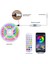 Uzaktan Kumandalı LED Şerit Işıklar Dahili Mikrofon Bluetooth Uygulama Kontrolü 5050 Rgb Yatak Odası Partisi Için LED Işıklar 2 Metre (Yurt Dışından) 3