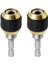 2 Adet 60MM Matkap Ucu Tornavida Darbeli Sürücü Adaptörü 1/4 Inç Altıgen Şaftlı Matkap Ucu Aracı Hızlı Değişim Dönüştürücü Adaptörü (Yurt Dışından) 1