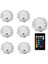10LED Rgb Dalgıç Işık Sualtı LED Gece Lambası Yüzme Havuzu Işığı Açık Hava Vazo Balık Tankı Gölet Partisi-A (Yurt Dışından) 1