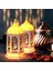 12 Adet Mini Ramazan Mum Müek Fener LED Eid Muak Fener Ay Yıldız Işıkları Fas Tarzı Asılı Fener B (Yurt Dışından) 2