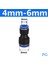 100PC Lot Pg4-6mm 6-8mm 6-10MM Hava Pnömatik Düz Bağlantı Parçalarına Tek Dokunuşla Uydurma Plastik Hızlı Konnektörler Pg6-4 (Yurt Dışından) 2