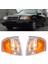 Çift Ön Köşe Lambası Dönüş Sinyal Lambası Mercedes Benz C Sınıfı W202 C230 C280 1994-2000 A2028261143 A2028261243 (Yurt Dışından) 3