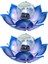 2 Adet Güneş Çiçek Işıkları, 2 Adet Lotus Güneş Işığı, Su Geçirmez Bahçe Yard Lotus Lambaları Süs Bahçe Için Mavi (Yurt Dışından) 1