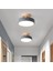 Tavan Aydınlatmaları Modern LED Iskandinav Ahşap Aydınlatma Armatürü Iç Mekan Aydınlatması Mutfak Oturma Odası Yatak Odası Banyo -Gri (Yurt Dışından) 2