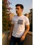 Erkek Baskılı Yumuşak Pamuklu T-Shirt 1