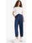 Pull On Carrot Fit Yüksek Bel Crop Fit Yumuşak Jean Pantolon E0956AX25SM 3