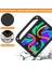 Lenovo Tab M11/XIAOXIN Pad 11 2024 Kılıf Eva Saplı Ayaklı Tablet Kılıfı-Siyah (Yurt Dışından) 4