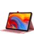 Lenovo Tab M11 Plus Deri Kılıf Kart Tutucu Kumaş Doku Tablet Standı Kapağı-Pembe (Yurt Dışından) 4