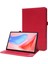 Lenovo Tab 10.1 (2025) TB-311XU/TAB TB311FU Deri Kılıf Kart Tutucu Kumaş Doku Tablet Standı Kapağı-Kırmızı (Yurt Dışından) 1