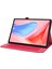 Lenovo Tab 10.1 (2025) TB-311XU/TAB TB311FU Deri Kılıf Kart Tutucu Kumaş Doku Tablet Standı Kapağı-Kırmızı (Yurt Dışından) 5
