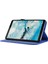 Kumaş Dokulu Kart Yuvaları Standı Deri Koruyucu Kılıf Lenovo Tab M7 (2. Nesil) TB-7305F/(3. Nesil) - Mavi (Yurt Dışından) 2
