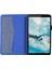 Kumaş Dokulu Kart Yuvaları Standı Deri Koruyucu Kılıf Lenovo Tab M7 (2. Nesil) TB-7305F/(3. Nesil) - Mavi (Yurt Dışından) 3