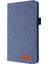Kumaş Dokulu Kart Yuvaları Standı Deri Koruyucu Kılıf Lenovo Tab M7 (2. Nesil) TB-7305F/(3. Nesil) - Mavi (Yurt Dışından) 4