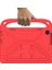 Lenovo Tab M10 (3. Nesil) TAB-328F Kickstand Tablet Kılıfı El Tutacağı Düşmeye Karşı Eva Tablet Kılıfı-Kırmızı (Yurt Dışından) 5