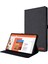 Lenovo Tab M10 Plus Deri Kılıf Çizilmeye Dayanıklı Flip Tablet Kılıfı Standlı Kart Yuvaları-Siyah (Yurt Dışından) 1
