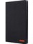 Kumaş Dokulu Kart Yuvaları Stand Deri Kılıf Samsung Galaxy Tab S6 SM-T860/T865-SIYAH (Yurt Dışından) 2