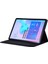Kumaş Dokulu Kart Yuvaları Stand Deri Kılıf Samsung Galaxy Tab S6 SM-T860/T865-SIYAH (Yurt Dışından) 5