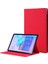Kumaş Dokulu Kart Yuvaları Stand Deri Kılıf Samsung Galaxy Tab S6 SM-T860/T865-KIRMIZI (Yurt Dışından) 1