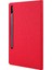 Kumaş Dokulu Kart Yuvaları Stand Deri Kılıf Samsung Galaxy Tab S6 SM-T860/T865-KIRMIZI (Yurt Dışından) 3