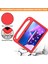 Lenovo Tab M10 Plus (3. Nesil)/xiaoxin Pad 2022 10.6 Inç Düşmeye Karşı Dayanıklı Eva Tablet Kılıfı Ayaklı El Tutacağı Çizilmeye Dayanıklı Taşınabilir Tablet Kılıfı-Kırmızı (Yurt Dışından) 2