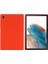 Samsung Galaxy Tab A8 10.5 (2021)/(2022) Için Sıvı Silikon Tablet Kılıfı, Darbeye Dayanıklı Mikrofiber Astarlı Ince Tablet Kılıfı-Kırmızı (Yurt Dışından) 2