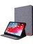 iPad Pro 11 Inç (2022)/(2021)/(2020) Için Kumaş Dokulu Kart Yuvaları Stand Deri Kapak-Gri (Yurt Dışından) 1