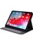 iPad Pro 11 Inç (2022)/(2021)/(2020) Için Kumaş Dokulu Kart Yuvaları Stand Deri Kapak-Gri (Yurt Dışından) 5