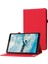 Lenovo Tab M10 Plus (3. Nesil) Tablet Kılıfı Kumaş Dokulu Kart Tutucu Deri Kapak-Kırmızı (Yurt Dışından) 1