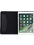 iPad 9.7 Inç (2018)/(2017)/IPAD Air (2013)/AIR 2 Tablet Kılıfı Kumaş Doku Deri Koruyucu Kapak Kart Yuvalı Stand-Siyah (Yurt Dışından) 2