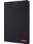 iPad 9.7 Inç (2018)/(2017)/IPAD Air (2013)/AIR 2 Tablet Kılıfı Kumaş Doku Deri Koruyucu Kapak Kart Yuvalı Stand-Siyah (Yurt Dışından) 3