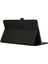 Samsung Galaxy Tab A9 Tablet Kılıfı Kumaş Doku Folio Stand Deri Kapak Kart Yuvası Ile-Siyah (Yurt Dışından) 5