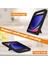 Samsung Galaxy Tab S7+/s8+/s9+ Için Eva Tablet Kılıfı,çocuk Dostu El Tutma Yeri Destek Ayağı Kapağı-Siyah (Yurt Dışından) 3