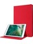 Kumaş Dokulu Kart Yuvaları Standlı Deri Kapaklı Kılıf iPad 10.2(2021)/(2020)/(2019)-KIRMIZI (Yurt Dışından) 1