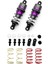 1/10 1 Çift Metal Hidrolik Amortisör Rc Uzaktan Kumandalı Araba Düz Yarış Drift Arabası (63MM) Mor (Yurt Dışından) 3
