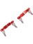 Metal Arka Bilyalı Bağlantı Çubuğu Bağlantı Çubuğu Wltoys K969 K979 K989 K999 P929 P939 1/28 Rc Araba Yükseltmeleri Parçaları Aksesuarları,kırmızı (Yurt Dışından) 1