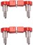 Metal Arka Bilyalı Bağlantı Çubuğu Bağlantı Çubuğu Wltoys K969 K979 K989 K999 P929 P939 1/28 Rc Araba Yükseltmeleri Parçaları Aksesuarları,kırmızı (Yurt Dışından) 2