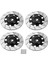 4 Adet Metal Fren Diski Jant Kutusu Metal Altıgen Adaptör 12MM 1/10 Sakura D4 Yol Yarışı Rc Araba Parçaları, Siyah (Yurt Dışından) 3